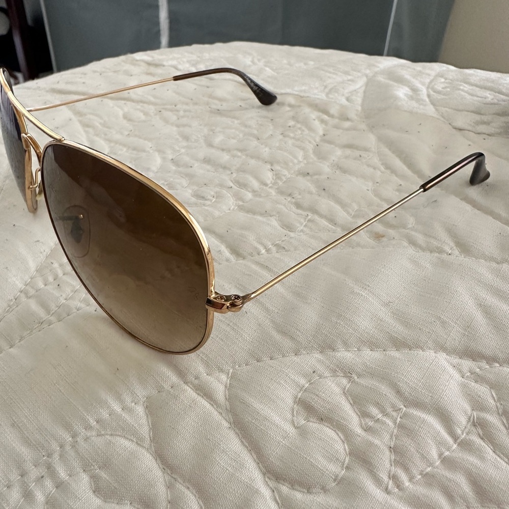 Ray-Ban Gold Aviator Gradient - Picture 4 of 4